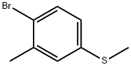(4-Bromo-3-methylphenyl)(methyl)sulphane Struktur