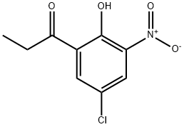 1-(5-CHLORO-2-HYDROXY-3-NITROPHENYL)PROPAN-1-ONE 结构式