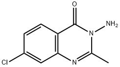3-AMINO-7-CHLORO-2-METHYLQUINAZOLIN-4(3H)-ONE Struktur