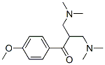 3-dimethylamino-2-dimethylaminomethyl-1-(4-methoxyphenyl)-1-propanone 结构式