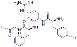tyrosyl-arginyl-phenylalanyl-glycine Structure