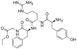 tyrosyl-arginyl-phenylalanyl-glycine ethyl ester 结构式