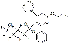 5-(4-CHLORO-1,1,2,2,3,3,4,4-OCTAFLUOROBUTYLSULFONYL)-2-ISOBUTOXY-4,6-DIPHENYL-3,4-DIHYDRO-2H-PYRAN Structure