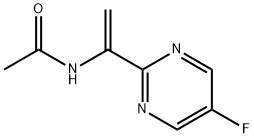 Acetamide,  N-[1-(5-fluoro-2-pyrimidinyl)ethenyl]- Structure