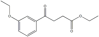 ETHYL 4-(3-ETHOXYPHENYL)-4-OXOBUTANOATE Structure