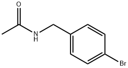 AcetaMide, N-[(4-broMophenyl)Methyl]- Struktur