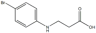 3-((4-溴苯基)氨基)丙酸, 90561-83-4, 结构式