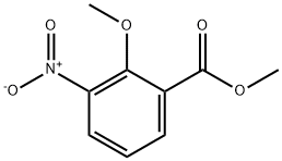 2-甲氧基-3-硝基苯甲酸甲酯, 90564-26-4, 结构式
