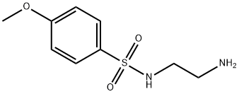 N-(2-アミノエチル)-4-メトキシベンゼンスルホンアミド 化学構造式