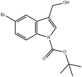 1-Boc-5-bromo-3-hydroxymethylindole Structure