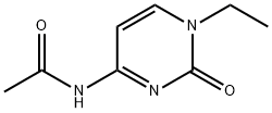 Acetamide,  N-(1-ethyl-1,2-dihydro-2-oxo-4-pyrimidinyl)- Structure