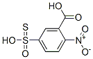 2-nitro-5-thiosulfobenzoic acid 结构式