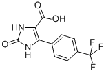 2,3-二氯-2-氧代-5-[4-(三氟甲蜞)苯基]-1H-咪唑-4-羧酸, 905807-52-5, 结构式