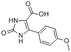 1,3-DIHYDRO-IMIDAZOL-2-ONE-5-(4-METHOXY) PHENYL-4-CARBOXYLIC ACID 结构式