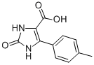1,3-DIHYDRO-IMIDAZOL-2-ONE-5-(4-METHYL)PHENYL-4-CARBOXYLIC ACID Struktur