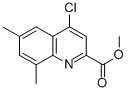 METHYL 4-CHLORO-6,8-DIMETHYL-QUINOLINE-2-CARBOXYLATE Structure