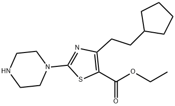905807-74-1 4-(2-环己乙基)-2-(1-哌嗪基)-5-三唑羧酸乙酯
