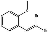 1-(2,2-二溴乙烯基)-2-甲氧基苯, 90585-32-3, 结构式