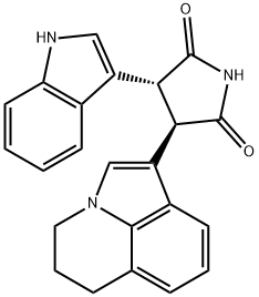 3-(5,6-Dihydro-4H-pyrrolo[3,2,1-ij]quinolin-1-yl)-4-(1H-indol-3-yl)-pyrrolidine-2,5-dione price.