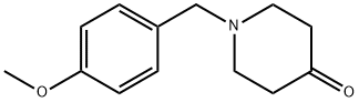 1-[(4-Methoxyphenyl)methyl]-4-piperidinone 结构式