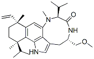 (4S,7S,10R,13R)-10-Ethenyl-1,3,4,5,7,8,10,11,12,13-decahydro-4-(methoxymethyl)-8,10,13-trimethyl-7,13-diisopropyl-6H-benzo[g][1,4]diazonino[7,6,5-cd]indol-6-one 结构式