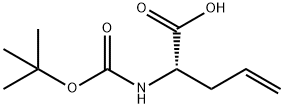 (S)-N-BOC-アリルグリシン 化学構造式
