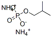Phosphoric acid, 2-methylpropyl ester, ammonium salt 化学構造式