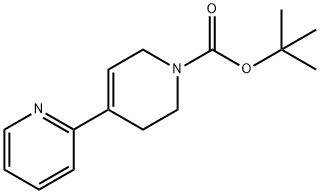 3',6'-二氢-2'H-[2,4']联吡啶基-1'-羧酸叔丁基酯,90606-77-2,结构式