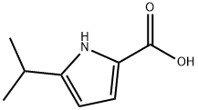 PYRROLE-2-CARBOXYLIC ACID, 5-ISOPROPYL- (7CI), 90607-16-2, 结构式