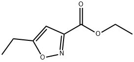 5-乙基异恶唑-3-羧酸乙酯 结构式