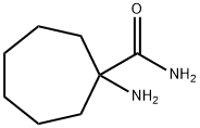 1-アミノシクロヘプタンカルボキサミド 化学構造式