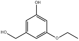 3-乙氧基-5-(羟甲基)苯酚 结构式