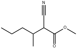 methyl 2-cyano-3-methylhexanoate Structure