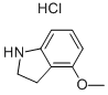 4-METHOXY-2,3-DIHYDRO-1H-INDOLE HYDROCHLORIDE Structure