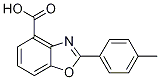 4-Benzoxazolecarboxylic acid, 2-(4-Methylphenyl)- 化学構造式