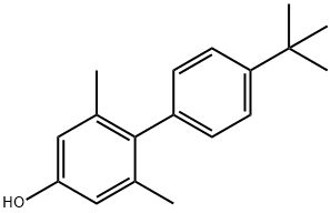 4'-TERT-BUTYL-2,6-DIMETHYLBIPHENYL-4-OL Struktur