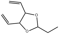 1,3-Dioxolane,  2-ethyl-4,5-divinyl-  (7CI) Structure