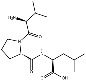 H-VAL-PRO-LEU-OH Structure