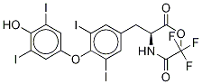 N-(Trifluoroacetyl)-L-thyroxine Methyl Ester 结构式