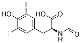 (S)-2-甲酰-3-(4-羟基-3,5-二碘苯基)丙酸, 906327-16-0, 结构式