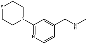 4-[(Methylamino)methyl]-2-(thiomorpholin-4-yl)pyridine|4-[(Methylamino)methyl]-2-(thiomorpholin-4-yl)pyridine
