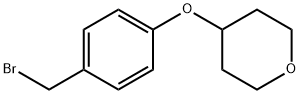 4-(Tetrahydropyran-4-yloxy)benzyl bromide Struktur
