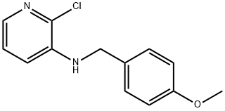 (2-chloropyridin-3-yl)-(4-methoxybenzyl)amine Struktur