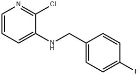 (2-chloropyridin-3-yl)-(4-fluorobenzyl)amine Struktur