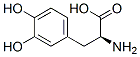 (2S)-2-amino-3-(3,4-dihydroxyphenyl)propanoic  acid Structure