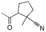 Cyclopentanecarbonitrile, 2-acetyl-1-methyl- (7CI) Structure