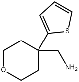 (4-thien-2-yltetrahydropyran-4-yl)methylamine Structure