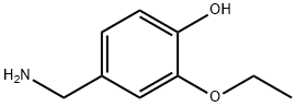 3-ETHOXY-4-HYDROXYBENZYLAMINE 结构式