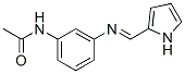 Acetamide,  N-[3-[(1H-pyrrol-2-ylmethylene)amino]phenyl]- Structure