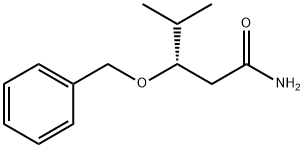 (S)-3-(BENZYLOXY)-4-METHYLPENTANAMIDE Structure